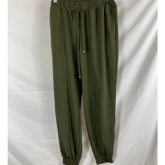 LEL Long Elegant Legs Green Jogger Sweatpants Small Long - Picture 1 of 3